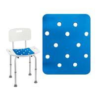 Shower Bench Cushion,Shower Seat Mat - Anti Skid Waterproof Stool Mat for Elderly Senior Handicap Bathroom Personal Hygiene Home Care Daily Routine