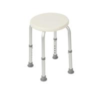 Shower Bench Round Stool Disability Aid for Handicap Disabled Seniors & Elderly Spa Bath Organizer Bathroom Stool with Seat for Indoor Outdoor Camping Medical Chair Non-Slip Tub Safety (Round Stool)
