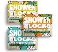 Shower Blocks - Mixed 3 Pack Solid Shower Gels: Essential Oil Collecton - Plastic, Cruelty and Paraben Free | Vegan | Moisturising Body Soap For The Shower