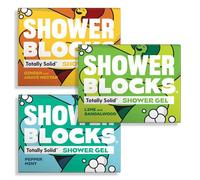 Shower Blocks - Mixed 3 Pack Solid Shower Gels: Mens Edit - Plastic, Cruelty and Paraben Free | Vegan | Moisturising Body Soap For The Shower