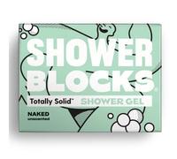 Shower Blocks - Naked Unscented Solid Shower Gel | Plastic, Cruelty and Paraben Free | Vegan | Moisturising Body Soap For The Shower