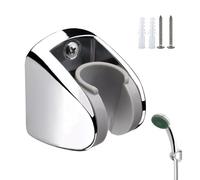 Shower Bracket, Shower Head Holder Wall Mount, On Wall Mount Shower Bracket for Handheld Shower Head, Adjustable Shower Head Holder for Any Space Bathroom