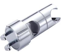 Shower Brackets , Handheld Gun Gray Shower Wand Holder Adjustable Height Handle Snap Installation