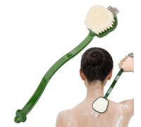 Shower Brush - 38 x 7.5 x 5 cm Long Handle Shower Brush for Body | Three-sided Rich Foam Bath Tool with Clothes Hole for Bathroom Study Apartment in the Gym