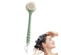 Shower Brush: Bristle Scrubbing, Long Handle Brush Shower | Ergonomic Dual Back with 360 Degree Rotatable Handle, Bath Body Brush for Women, Dormi