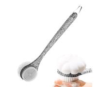 Shower Brush | Double Sided Cleaning with Long Handle - Wet and Dry Shower Brush & Body Wash | For Men Women Older Adults Daily Use Spa Travel Bath Home