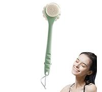 Shower Brush for Back, Shower Brush with Long Handle, 360 Degree Rotating Handle, Ergonomic Shower Brush, Double Head Hanging Back Scrubber for Men, Women, Boys Tumotsit