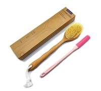 Shower Brushes,1 SPA Set Bath Long Handle Back Scrubber Body Exfoliator for Back, Feet, Cellulite, Lymphatic Drainage - Exfoliating Massager.Suitable for All Kinds of Skin.
