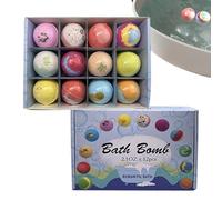 Shower Bubble Balls 12 Pieces Skin Moisturizing Bahting Supplies
