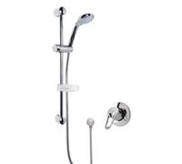Shower Bundle Concealed Round Manual Valve & Multi Function Handset Slide Rail Kit - Chrome Balterley