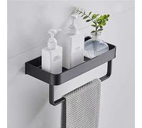 Shower Caddy - Aluminum Wall-Mounted Shelf for Bathroom Storage, Organizing Cosmetics, Towels & More - Durable, Modern Design for Space-Saving Solutions