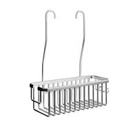 Shower Caddy Hanging, Hanging Shelf over Shower Door Caddy Hanging Shower Rack Bathroom Storage Rack Shampoo Bracket Hung on the Bar
