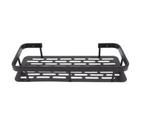 Shower Caddy Single Tier Durable Aluminium Rustproof Sticker Installation Shower Shelf for Bathroom Bedroom Kitchen Black