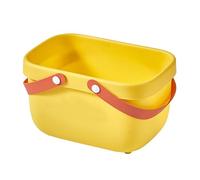 Shower Caddy Storage Basket Portable Toiletry Organizer Bin with Handle Cute Cartoon Design for Bathroom College Dorm Pantry Durable PP Material 24.5x16x15cm