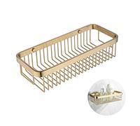 Shower Caddy Wall Mounted Storage Basket - Durable Shampoo & Conditioner Holder, Space Saving Solution, 40x13x7.5cm