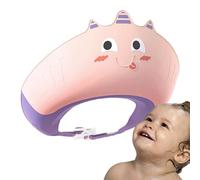 Shower Cap - Adjustable Baby Bath Visor Hat, Soft Waterproof Shampoo Shield | Portable Eye Ear Protection Cover with Adjustable Strap, Bathing Accessory for Hair Rinse, 9.84x8.66x3.15in