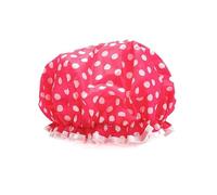 Shower Cap, Adjustable Silky Sleep Satin Bonnet for Women Long Curly Hair Double-Sided Waterproof Satin Hair Cap Extra Large silk bonnet for sleeping (Pink)