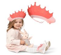 Shower Cap Children, Hair Washing Aid Children, Baby Adjustable Crown, Hair Washing Child Protection Shield for 1-9 Years Babies Toddlers Worry-Free Hair Washing (Pink)