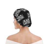 Shower Cap For Women Black People Lives Matter Hair Cap for Bathing