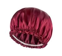 Shower Cap for Women Satin Bonnet Reusable Shower Hat for Hair Waterproof Elastic Cap for Long, Short and Curly Hairs Spa Salon Sleeping Hats