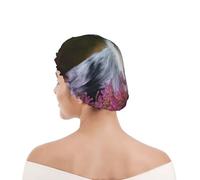 Shower Cap For Women UK & Men Reusable Waterproof with Elastic Band Printed Australian Shepherdch
