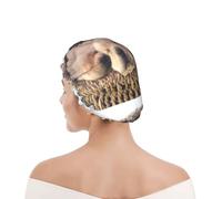 Shower Cap For Women UK & Men Reusable Waterproof with Elastic Band Printed Labradors Little Puppies Golden Retriever