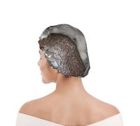Shower Cap For Women UK & Men Reusable Waterproof with Elastic Band Printed Laid-Back Koala