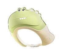 Shower Cap Hair Wash Visor - Soft Adjustable Bath Visor - Safe Shampoo Protection Cartoon Shield Bath Hat with Visor