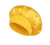 Shower Cap Reusable for Women Silk Bonnet for Sleeping Women Large Waterproof Shower Bonnet Washable Elastic Band Bath Hair Hat for Long Hair Braid