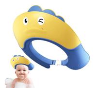 Shower Cap Shield, Shower Hat | Adjustable Dinosaur Shape Badvisor | Bathing Protection Visor for Kids 6 Months and Older, Head Care Shampoo Caps