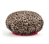Shower Cap, Shower Cap Reusable Waterproof, Shower Caps, Shower Cap for Women, Shower Caps for Women Reusable Waterproof, Shower Cap Double Protection Layers Elastic (Brow)
