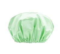 Shower Cap Shower Caps for Women Reusable Waterproof Women Shower Caps Reusable EVA Hair Cap for Shower Double Protection Layers Elastic(Green)