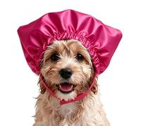 Shower Cap - Waterproof Pet Bathing Cover, Adjustable Strap Ear Guard Hood with Leak Resistant Design, Soft Flexible Fit System, Ideal for Dog Cat Grooming Home Salon Swimming Care