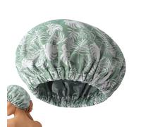 Shower Caps for Women, Reusable Double Layer Hat, Women's Shower Cap - Bathing, Swimming, Travel, Home, Spa, Pool, Adults. Shower Cap Holds Hair During Your Hair