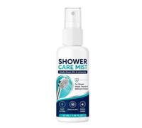 Shower Care Mist, Fast-Acting Shower Limescale Remover Spray 50ml, Bathroom Fixture Maintenance Spray for Showerheads, Taps, Glass Panels & Enclosure Surfaces