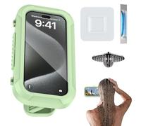 Shower Cell Phone Holder | Wall Mounted Phone Holder - 360 Degree Adjustable Mount Adhesive Stand for Men Mirror Home Kitchen Cellphones Bathtub Bath Women Pool