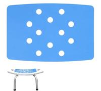 Shower Chair Cushion, Stickable Bath Seat Cushion Waterproof Thin Shower Bench Pad for Perching Stool Adult Kneeling Pads for Gardening with Adhesive Backing Cushioned