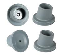 Shower Chair Tips Feet Replacement - 1-1/8’’ Rubber Tips for Bath Chair Seat, Shower Bench, Shower Stool, Tub Transfer Bench, Non-Slip Suction Cup Shower Chair Seat Rubber Feet for Seniors, Pack of 4