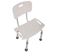 Shower Chair with Back, 7-Level Height Adjustable Shower Bench Non Slip Feet Bathtub Stool for Elderly, Disabled and Pregnant, 205KG Weight Capacity