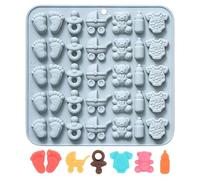 Shower Chocolate Molds - Robust Shaping Component, Agile Praline Module, Firm Custard Vessel, Weatherproof Security Module | Childrens Learning Activity Material Studio Cabin Villa Estate Mansion