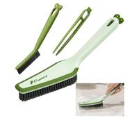 Shower Cleaning Brush, Cleaning Brush Scrubbing Brush with Handle Floor Scrubbing Brush Bathroom Cleaning Brush Crevice Cleaning Brush for Bathtub Toilet Sink Tile