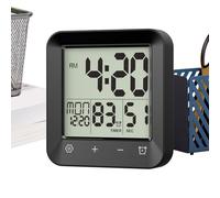 Shower Clock with Timer - Waterproof Wall Mounting with Large LCD Display and Countdown - Timer for Adults Bathroom - For Spa Training Cooking Video Games Meetings Bedroom