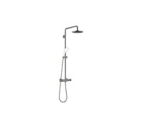 Shower Column Dornbracht angled, thermostatic, without hand shower Brushed Dark Platinum 34459979-99