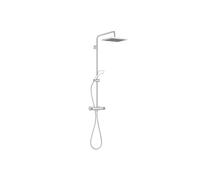 Shower Column Dornbracht Shower screen, angled, thermostatic, without head shower Brushed Chrome 34458980-93