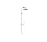 Shower Column Dornbracht TARA angular, without hand shower 1167mm Brushed Chrome 26623892-93