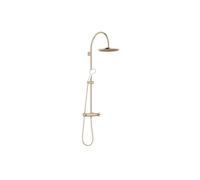 Shower Column Dornbracht VAIA rounded, thermostatic, without hand shower Brushed Champagne 34460809-46