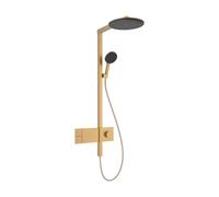 Shower Column Hansgrohe Raindance Alive S 300, 1 Spray, EcoSmart, ShowerSelect Comfort Brushed Bronze 24583140