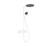 Shower Column Hansgrohe Raindance Alive S 300, 2 Sprays, EcoSmart, ShowerSelect Comfort Matt White 24596700