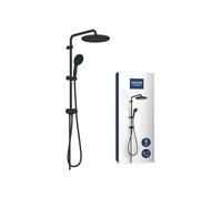 Shower column with manual diverter - Water-saving - GROHE Vitalio Start System 250 - Matt Black - 266802431