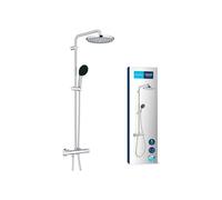 Shower column with thermostatic mixer - Water saving - GROHE Vitalio Start System 250 - Chrome - 26677001